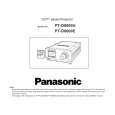 PANASONIC PT-D8600E Owners Manual PANASONIC PT-D8600E Owners Manual