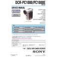 SONY DCRPC1000 Service Manual SONY DCRPC1000 Service Manual