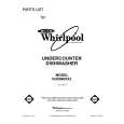 WHIRLPOOL DU8500XX3 Parts Catalog WHIRLPOOL DU8500XX3 Parts Catalog
