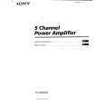 SONY TAN9000ES Owners Manual SONY TAN9000ES Owners Manual