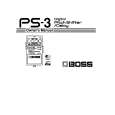 BOSS PS-3 Owners Manual BOSS PS-3 Owners Manual