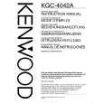 KENWOOD KGC4042A Owners Manual KENWOOD KGC4042A Owners Manual