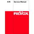 REVOX A76 Service Manual REVOX A76 Service Manual