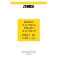 ZANUSSI ZOBK91QA Owners Manual ZANUSSI ZOBK91QA Owners Manual
