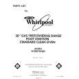 WHIRLPOOL SF3007SRW5 Parts Catalog WHIRLPOOL SF3007SRW5 Parts Catalog