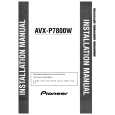 PIONEER AVXP7800W Service Manual PIONEER AVXP7800W Service Manual