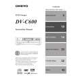ONKYO DVC600 Owners Manual ONKYO DVC600 Owners Manual
