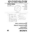 SONY ICFC113L Service Manual SONY ICFC113L Service Manual