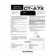 PIONEER CT-A7X Owners Manual PIONEER CT-A7X Owners Manual