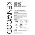 KENWOOD UD502 Owners Manual KENWOOD UD502 Owners Manual