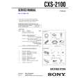 SONY CXS2100 Service Manual SONY CXS2100 Service Manual