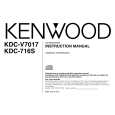 KENWOOD KDCV7017 Owners Manual KENWOOD KDCV7017 Owners Manual