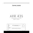HARMAN KARDON AVR435 Owners Manual HARMAN KARDON AVR435 Owners Manual