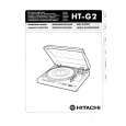 HITACHI HTG2 Owners Manual HITACHI HTG2 Owners Manual