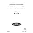 ROSENLEW RJPK 2730 Owners Manual ROSENLEW RJPK 2730 Owners Manual