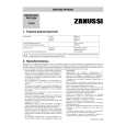 ZANUSSI T644 Owners Manual ZANUSSI T644 Owners Manual