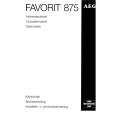 AEG FAV875 Owners Manual AEG FAV875 Owners Manual