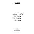 ZANUSSI ZCG504LX Owners Manual ZANUSSI ZCG504LX Owners Manual