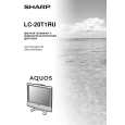 SHARP LC20T1RU Owners Manual SHARP LC20T1RU Owners Manual
