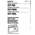 SONY ICF-780 Owners Manual SONY ICF-780 Owners Manual