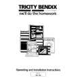 TRICITY BENDIX BK180 Owners Manual TRICITY BENDIX BK180 Owners Manual