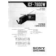 SONY ICF-7800W Service Manual SONY ICF-7800W Service Manual