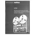 REVOX A700 Owners Manual REVOX A700 Owners Manual