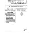 WHIRLPOOL AGS745E Installation Manual WHIRLPOOL AGS745E Installation Manual