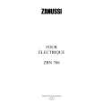 ZANUSSI ZBN766N Owners Manual ZANUSSI ZBN766N Owners Manual