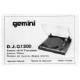 GEMINI Q1300 Owners Manual GEMINI Q1300 Owners Manual