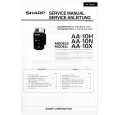SHARP AA10H/N/X Service Manual SHARP AA10H/N/X Service Manual