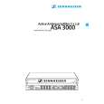 SENNHEISER ASA 3000 Owners Manual SENNHEISER ASA 3000 Owners Manual