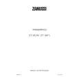 ZANUSSI ZT162R4 Owners Manual ZANUSSI ZT162R4 Owners Manual