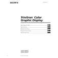 SONY GDM400PST Service Manual SONY GDM400PST Service Manual
