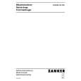ZANKER AE2021 Owners Manual ZANKER AE2021 Owners Manual