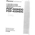 PIONEER PDP503 Owners Manual PIONEER PDP503 Owners Manual
