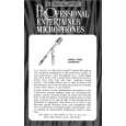 SHURE PE589 SLENDYNE Owners Manual SHURE PE589 SLENDYNE Owners Manual