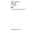 AEG Arctis 2792-1GA Owners Manual AEG Arctis 2792-1GA Owners Manual