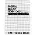 ROLAND SDE-1000 Owners Manual ROLAND SDE-1000 Owners Manual