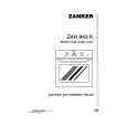 ZANKER ZKH 943K Owners Manual ZANKER ZKH 943K Owners Manual