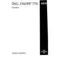 AEG FAV775ID Owners Manual AEG FAV775ID Owners Manual