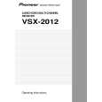 PIONEER VSX-2012-K/KUXJICA Owners Manual PIONEER VSX-2012-K/KUXJICA Owners Manual
