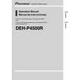PIONEER DEH-P4500R/X1B/EW Owners Manual PIONEER DEH-P4500R/X1B/EW Owners Manual