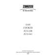 ZANKER ZCG641X Owners Manual ZANKER ZCG641X Owners Manual