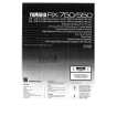 YAMAHA RX-550 Owners Manual YAMAHA RX-550 Owners Manual