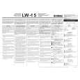YAMAHA LW-15 Owners Manual YAMAHA LW-15 Owners Manual