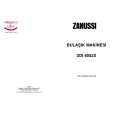 ZANUSSI ZDI6052 Owners Manual ZANUSSI ZDI6052 Owners Manual