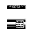 ZANUSSI CH63B Owners Manual ZANUSSI CH63B Owners Manual