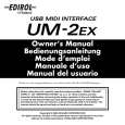 EDIROL UM-2EX Owners Manual EDIROL UM-2EX Owners Manual