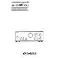 SANSUI AUX-X607 Owners Manual SANSUI AUX-X607 Owners Manual